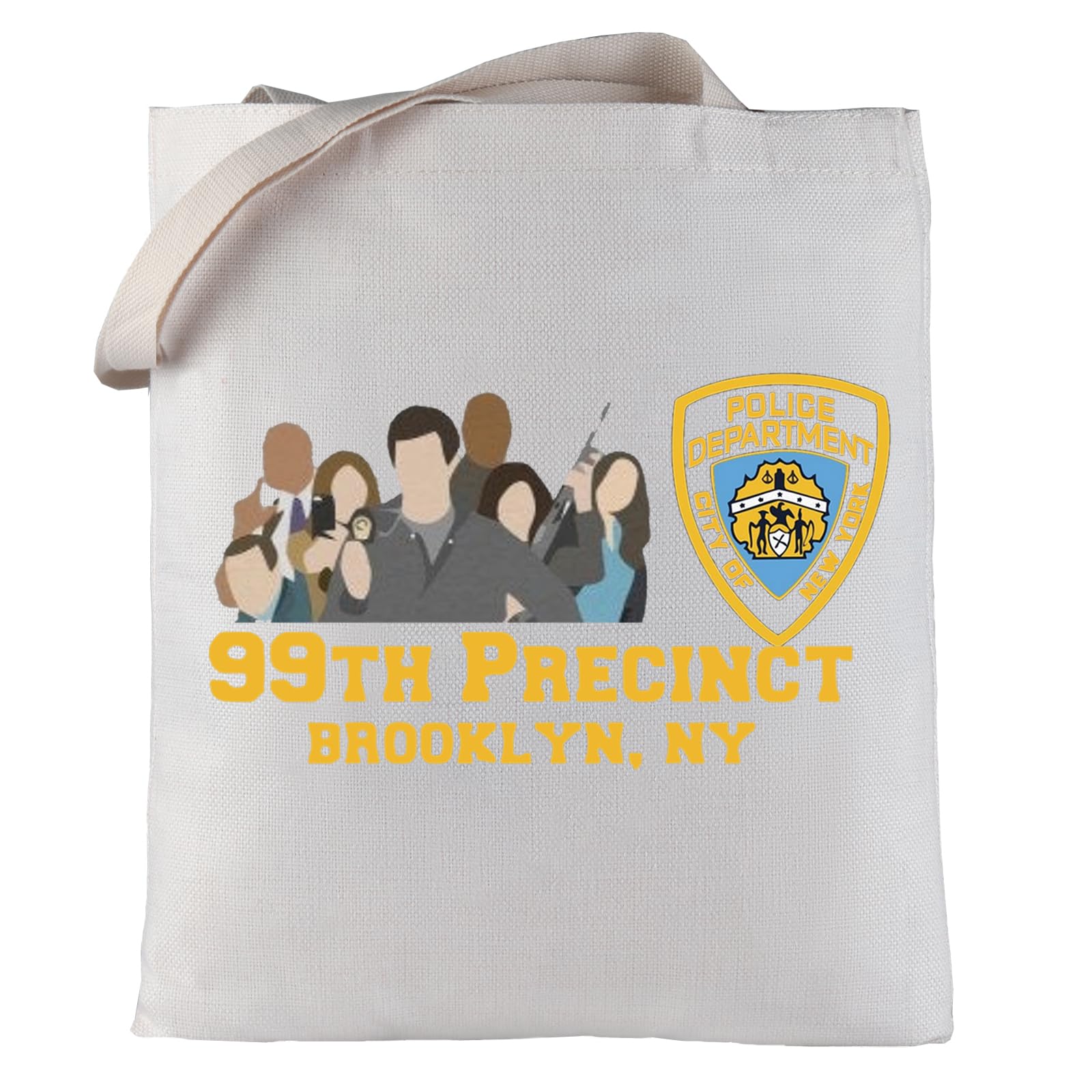 LEVLO TV Show Cosmetic Make Up Bag TV Fans Gift 99TH Precinct 99TH Makeup Zipper Pouch Bag, 99TH Precinct Tote, L