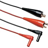 Fluke TL28A Test Lead Set, 2 Way Clip, One Red/One Black