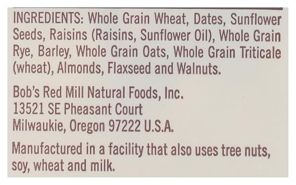 BOB’S RED MILL OLD COUNTRY STYLE MUESLI, 18OZ (PACK OF 1) – NON GMO, WHOLE GRAIN, VEGAN, KOSHER