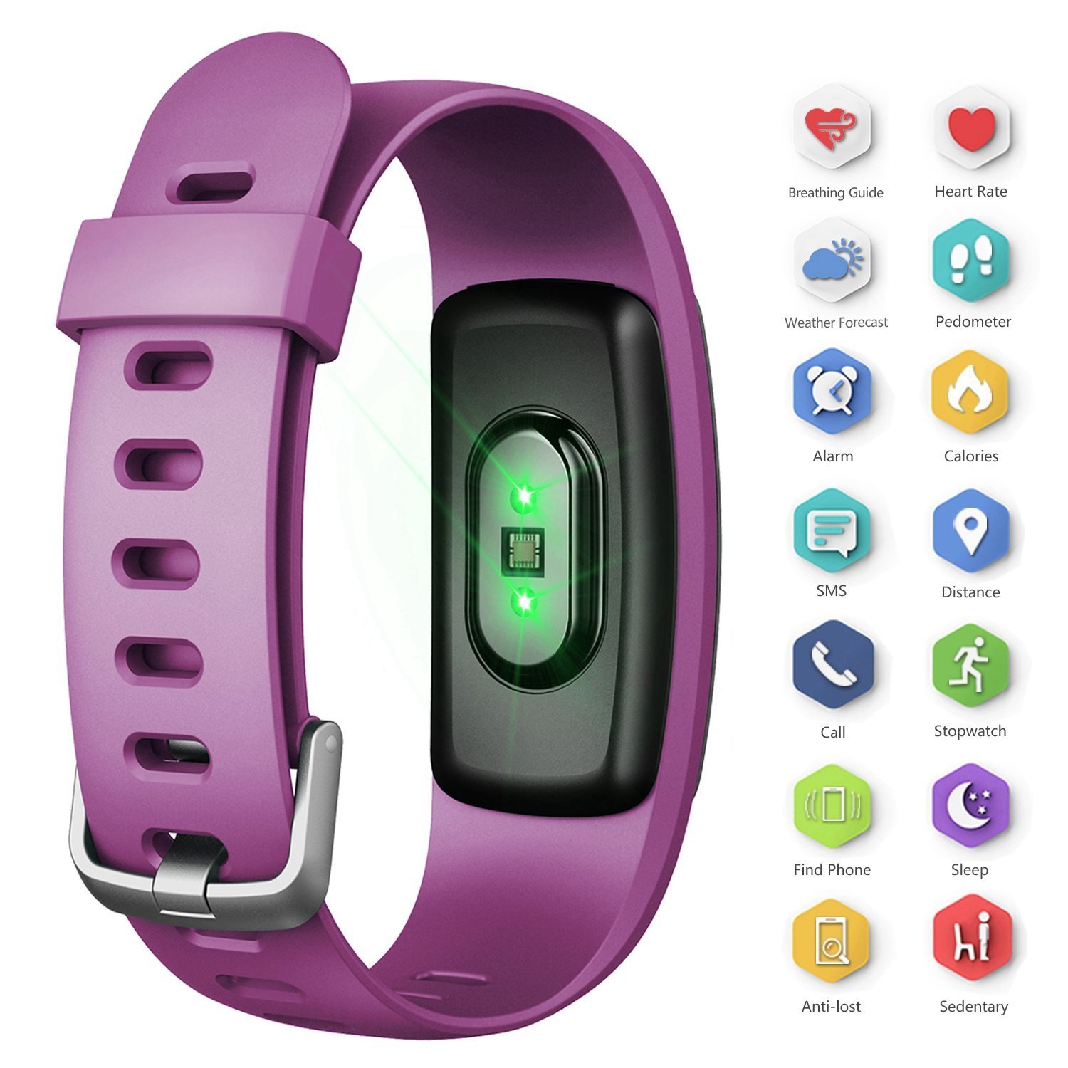 Sochange ID107 Plus HR Fitness Tracker, [versión mejorada ...