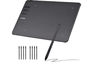 Pen tablet VINSA T605 Graphics Drawing Tablet Ultra-thin Art Creation Sketch with Battery-free Stylus 8 Pen Nibs 8192 Levels 