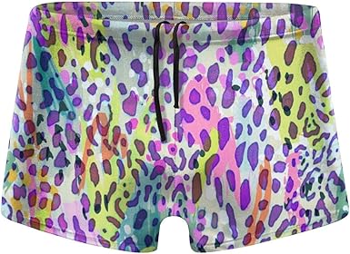 neon animal print swimsuit