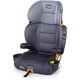 Chicco KidFit ClearTex Plus 2-in-1 Belt-Positioning Booster Car Seat, Backless and High Back Booster Seat, for Children Aged 