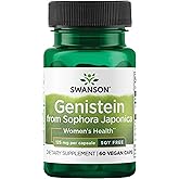 Swanson Soy-Free Genistein - Plant-Based Natural Supplement for Women - Comfort & Balance - (60 Veggie Capsules, 125mg Each)