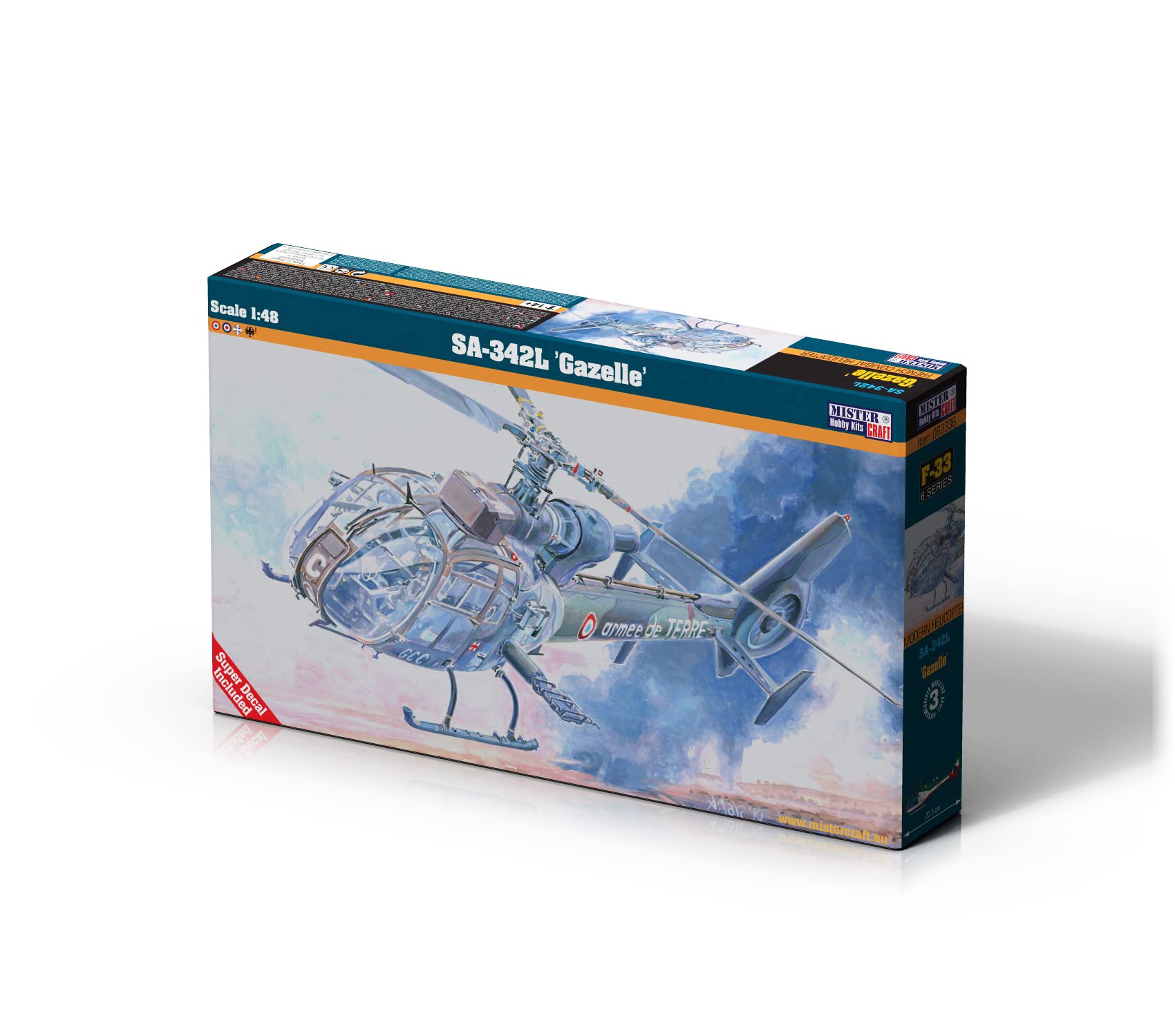 MisterCraft 1:48 SA-342L Gazelle Kit