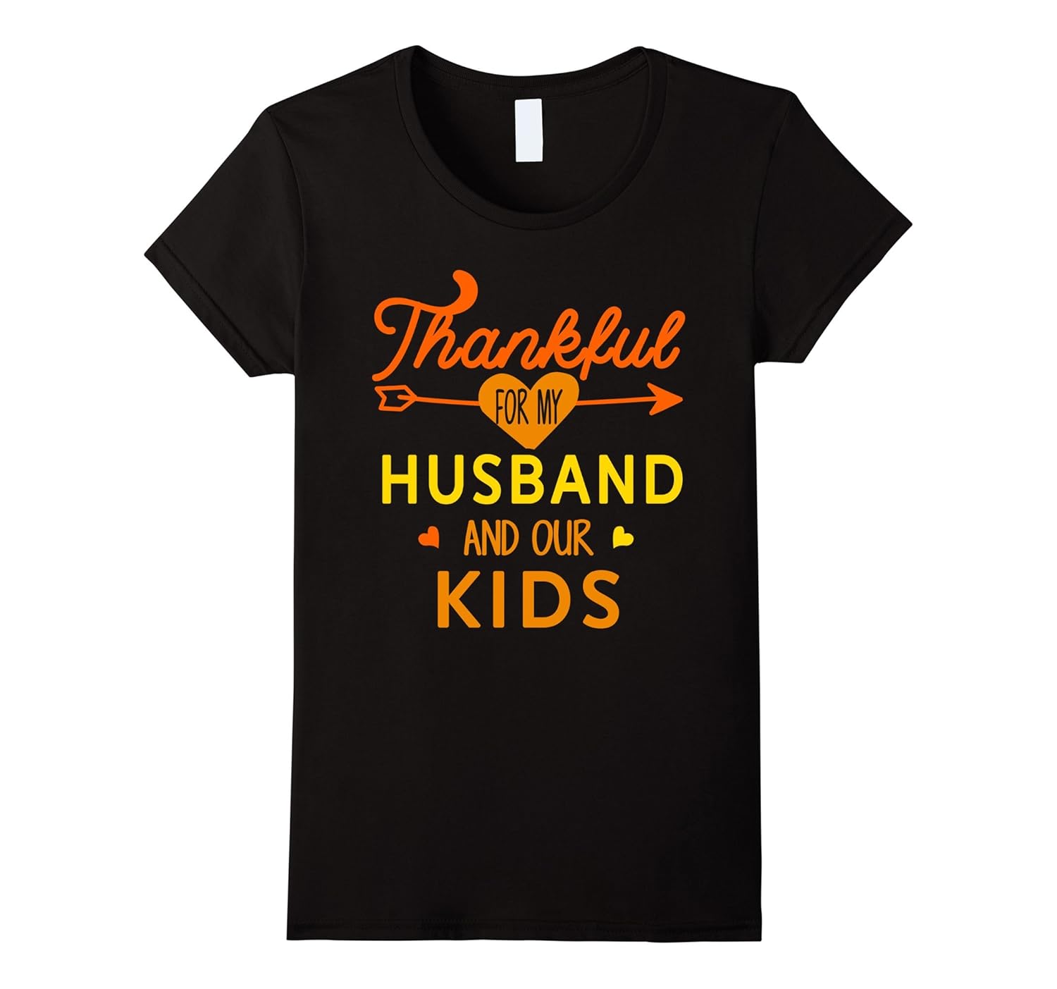 Womens Funny Thankful For My Husband and Our Kids Shirt-ANZ