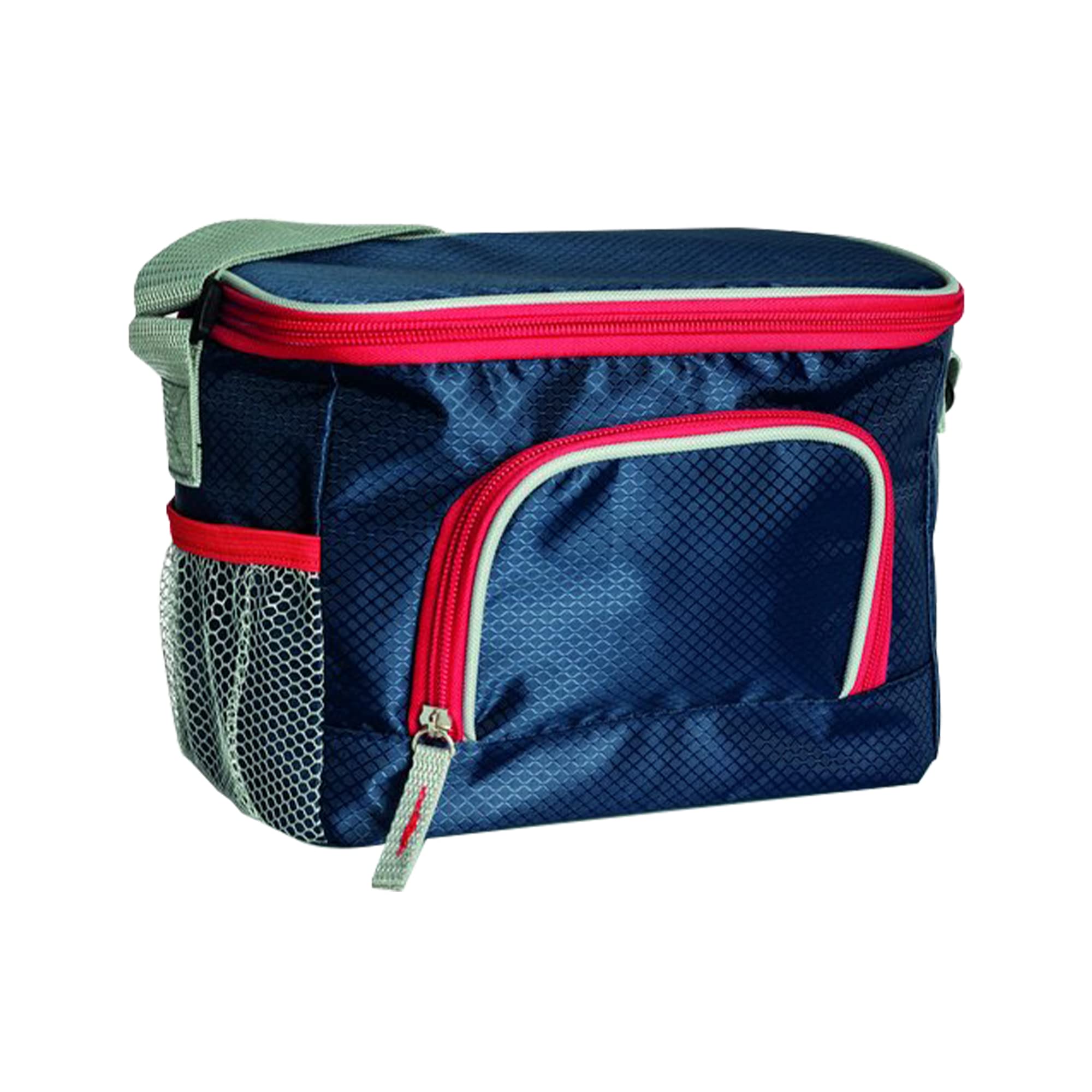 Zento Elite Cool Bag|3.5L capacity|5hrs| HoldsUp To 6 Cans| Sunburst Design, Insulated Lining & Ripstop Fabric Keeps Your Snacks Fresh-Travel/Camping/Picnic | Blue