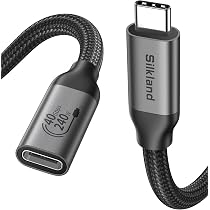 Amazon.com: Silkland USB4 Extension Cable for Thunderbolt 4 ...