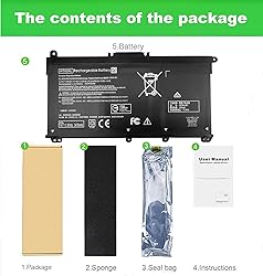 HT03XL Battery for HP Pavilion 15-CS 15-DA 15-DB
