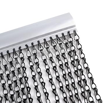 Aluminium Vorhang Von Reelva Aus Metallketten Gestreift T Uuml