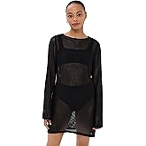 LE BOP Women's Biarritz Long Sleeve Mini Coverup