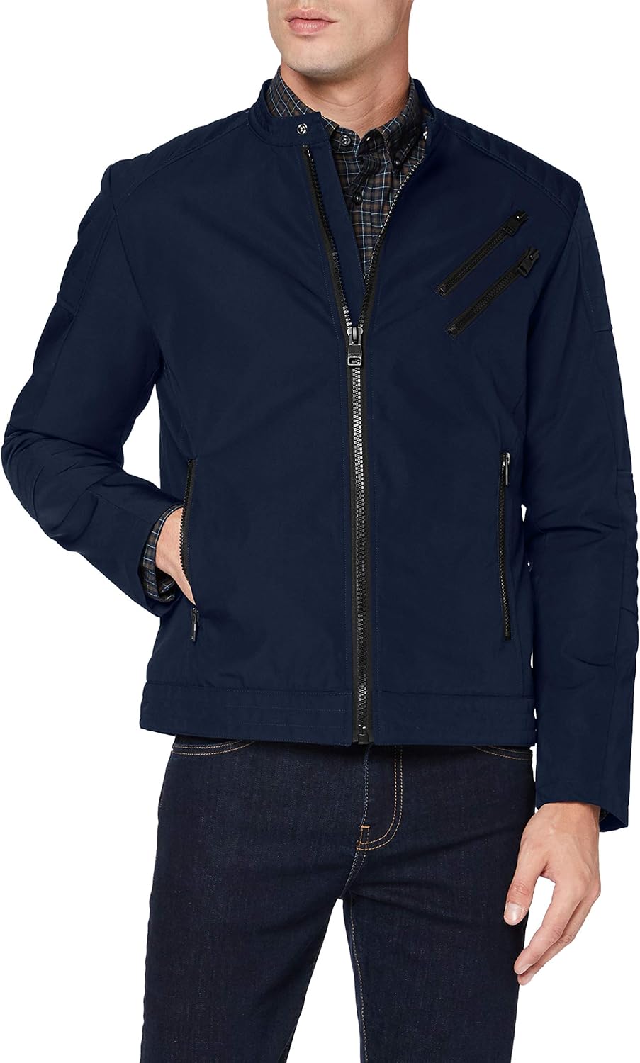 ESPRIT Men's 080ee2g305 Jacket, 405/Dark Blue, XxLarge Amazon.co.uk