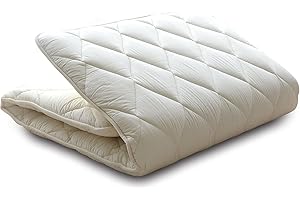 EMOOR Japanese Futon Mattress CLASSE Twin XL Made in Japan White, Foldable Floor Sleeping Bed Tatami Mat