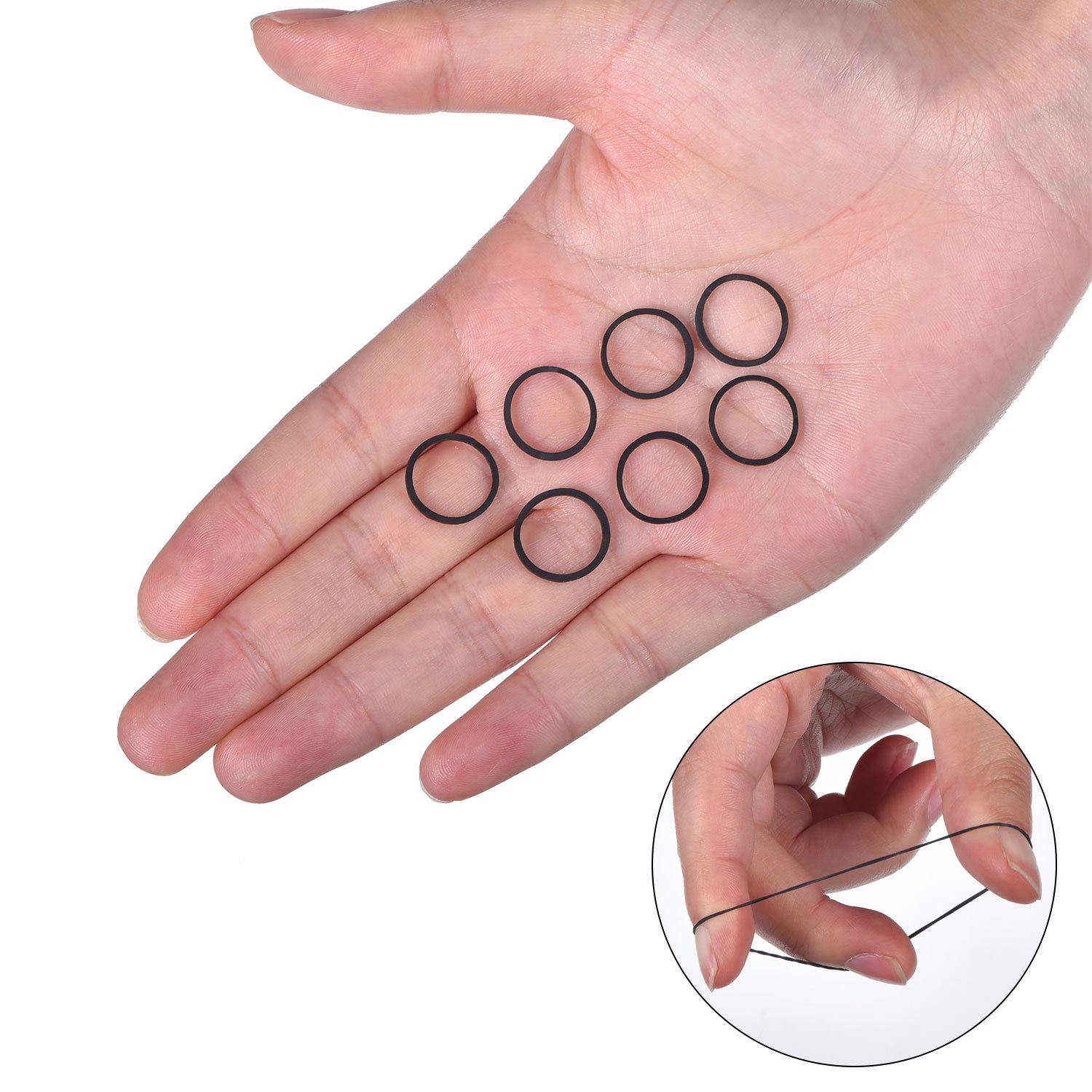 Bandas de Silicona para Trenzas de Caballo 1000 Unidades Everything