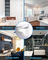 Trongle Safety Magnetic Cupboard Child Locks 8 Locks 2 Keys 6 Corners view 7