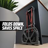 moverX Folding Hand Truck Aluminium 80kg Heavy Duty Telescopic Handle view 7