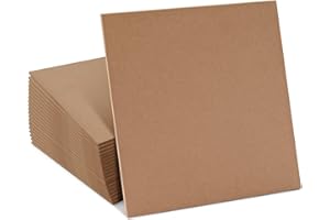 Lot de 20 panneaux MDF de 30,5 x 30,5 cm, 1/4 d'épaisseur pour loisirs créatifs, peinture, gravure