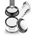 Acomler Instantly Root Cover Up Hairline Shadow Powder, Root Touch Up Hair Powder, White Hairline Cover for Thinning Hair, Grey Hair Coverage for Women Men with Eyebrows,Beard Line,Bald Spots (White)