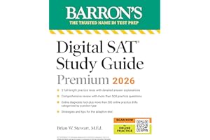 Digital SAT Study Guide Premium, 2026: 3 Practice Tests + Comprehensive Review + Online Practice