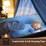 Kinforse Natural Soy Wax Citronella Candles 6 Pack 3.9 oz Jar Outdoor view 6