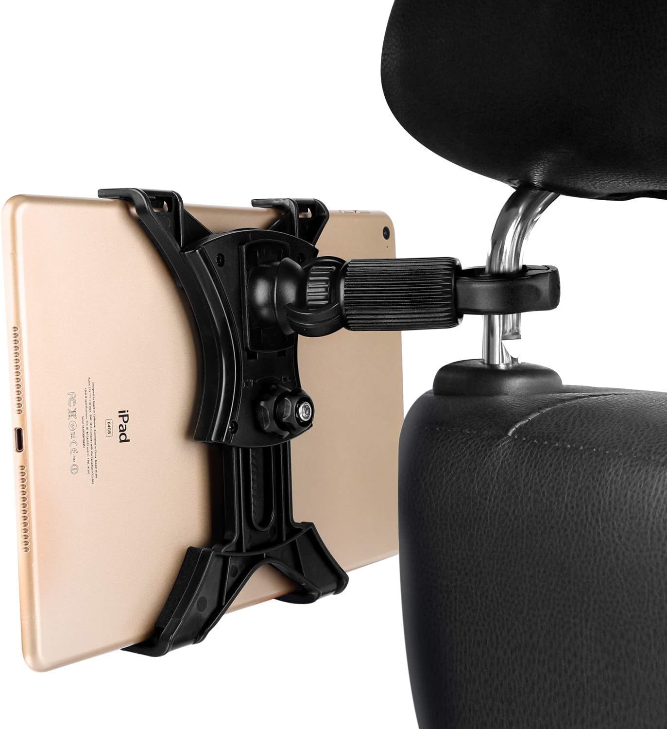 MAYOGA Car Headrest Mount Tablet Holder, Universal Tablet Mount Backseat Stand Clamp Car Mount Holder 360° Rotation Adjustable Tablet Stand Lazy Bracket for iPad, iPad Air/Mini, Samsung Galaxy 7"- 11"