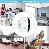 Ubcwin 2023 WiFi Booster Extender 3650 Sq.ft 45 Devices Ethernet White view 5