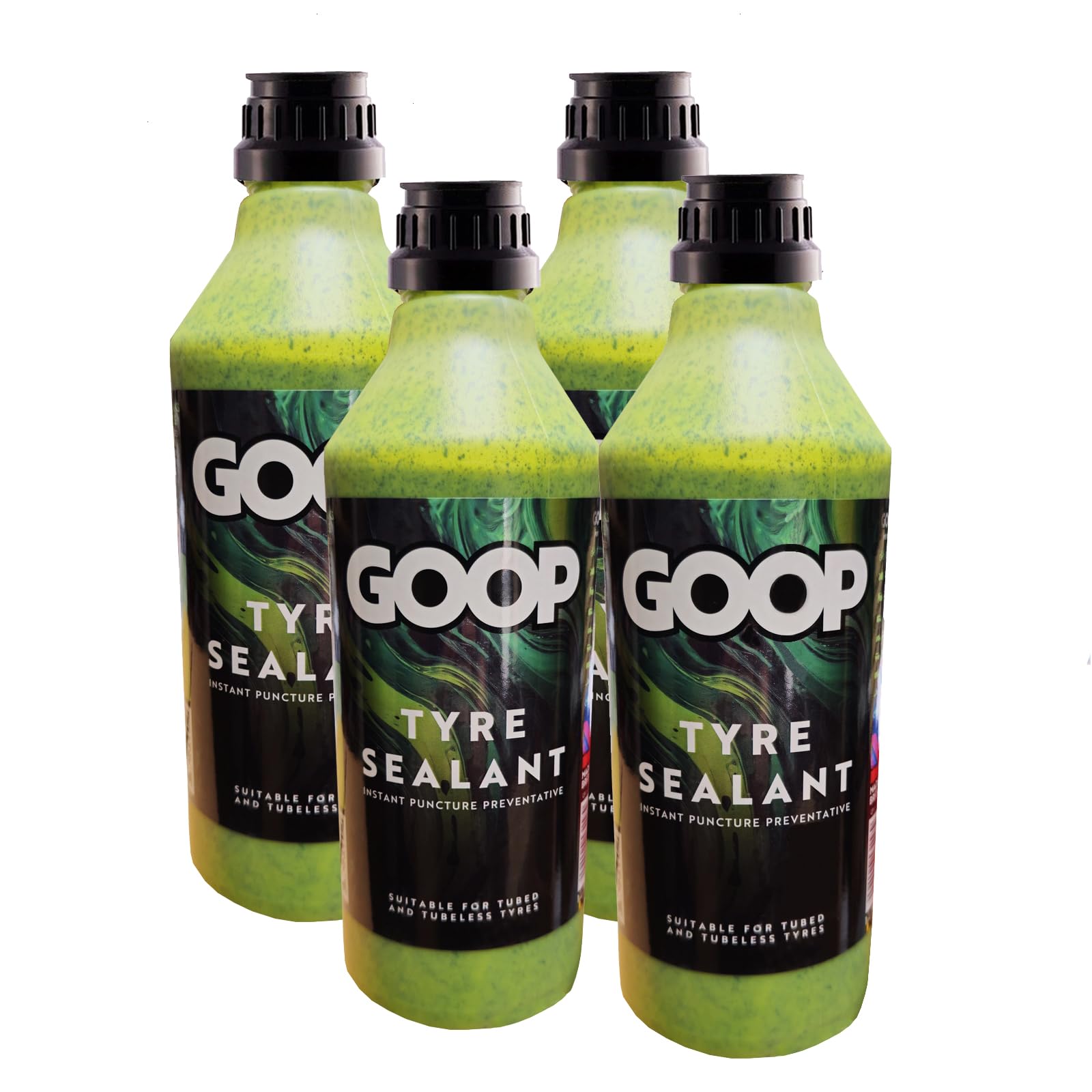 Goop tyre sealant puncture preventative repair 4 litre bundle