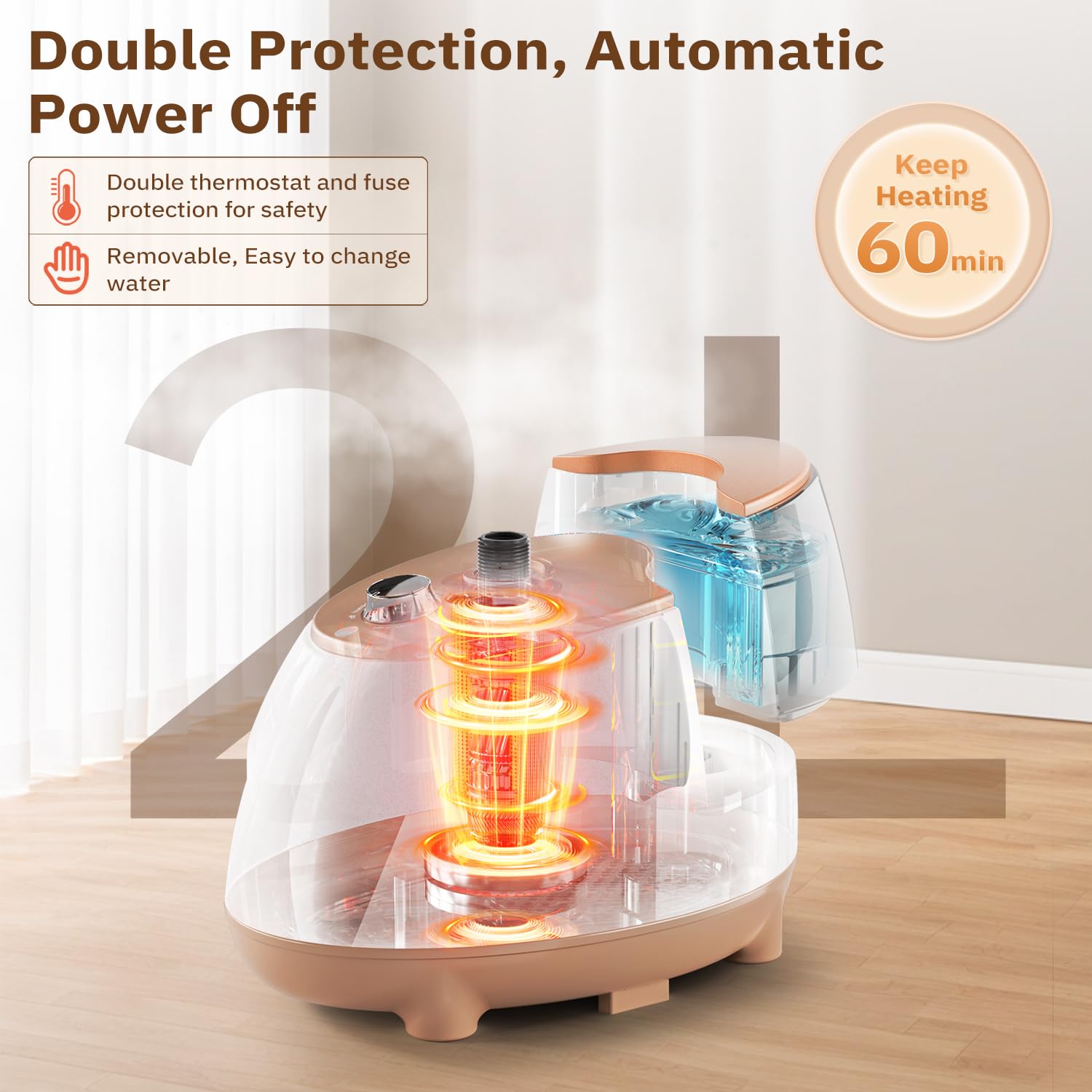Steamer for Clothes,1800W Standing Garment Steamer with Adjustable Double Rod,Flat and Hanging Ironing,Clothes Steamers with 10 Ironing Modes,30s Fast Heat-up