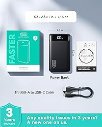 INIU Portable Charger, 22.5W 20000mAh USB C in