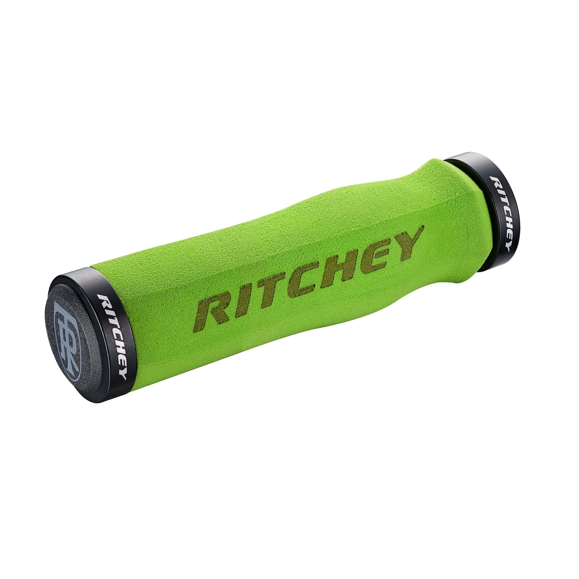 Ritchey WCS Truegrip Neoprene Locking MTB Handlebar Grips: Green 130mm — image 1