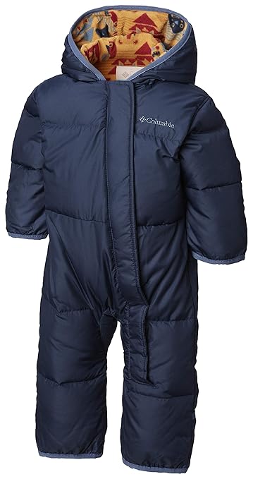 Columbia Schneeanzug für Kinder, Snuggly Bunny Bunting, Polyester, Rot (Red Spark Critters/Dark Mtn), Gr. 0/3, 1516331