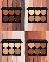 Sleek MakeUP Cream Contour Kit Dark 6 Shades 2 Highlighting 4 Contour Mix Pack view 4