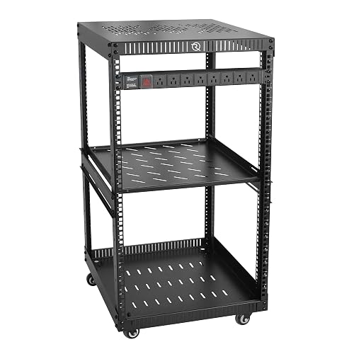 Ofi Rack Rig RIVECO OFCO 18U Network Rack with Reinforced Top & Bottom Vented Plates ...