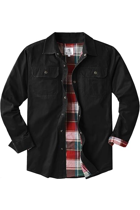 Mens Shirt Jacket Cotton Lightweight 