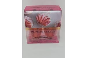 Bath & Body Works Strawberry Pound Cake Wallflowers Home Fragrance Refills, 2-Pack (1.6 fl oz total) (Strawberry Pound Cake)