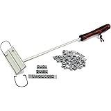 Barbuzzo BBQ Branding Iron with Changeable Letters