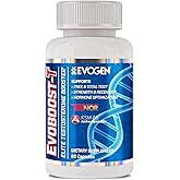 Evogen Evoboost-T - Elite Testosterone Booster for Men | Testosterone Supplement for Men Supporting Free & Total Testosterone, Strength, & Hormone Optimization | Ashwagandha, Tesnor, DIM | 60 Capsules