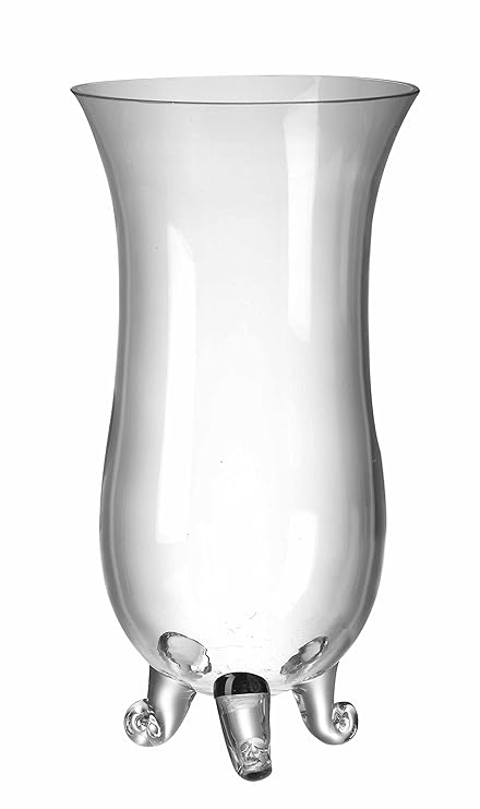 Clear Glass Tall Hurricane Vase By Parlane Amazon Co Uk Kitchen