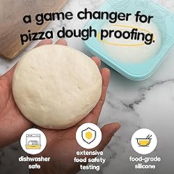 KEVJES Stackable Silicone Artisan Pizza Dough
