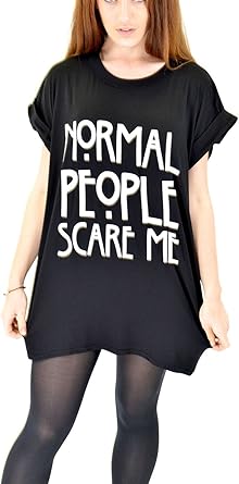 baggy slogan t shirt