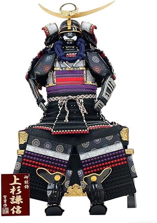Amazon 人形工房天祥 五月人形 上杉謙信 甲冑飾り 腹巻鎧10号 上杉謙信公之鎧 単品 下散錣 色々縅 間口 横幅 45 奥行46 高さ78 Cm 鎧飾り おもちゃ