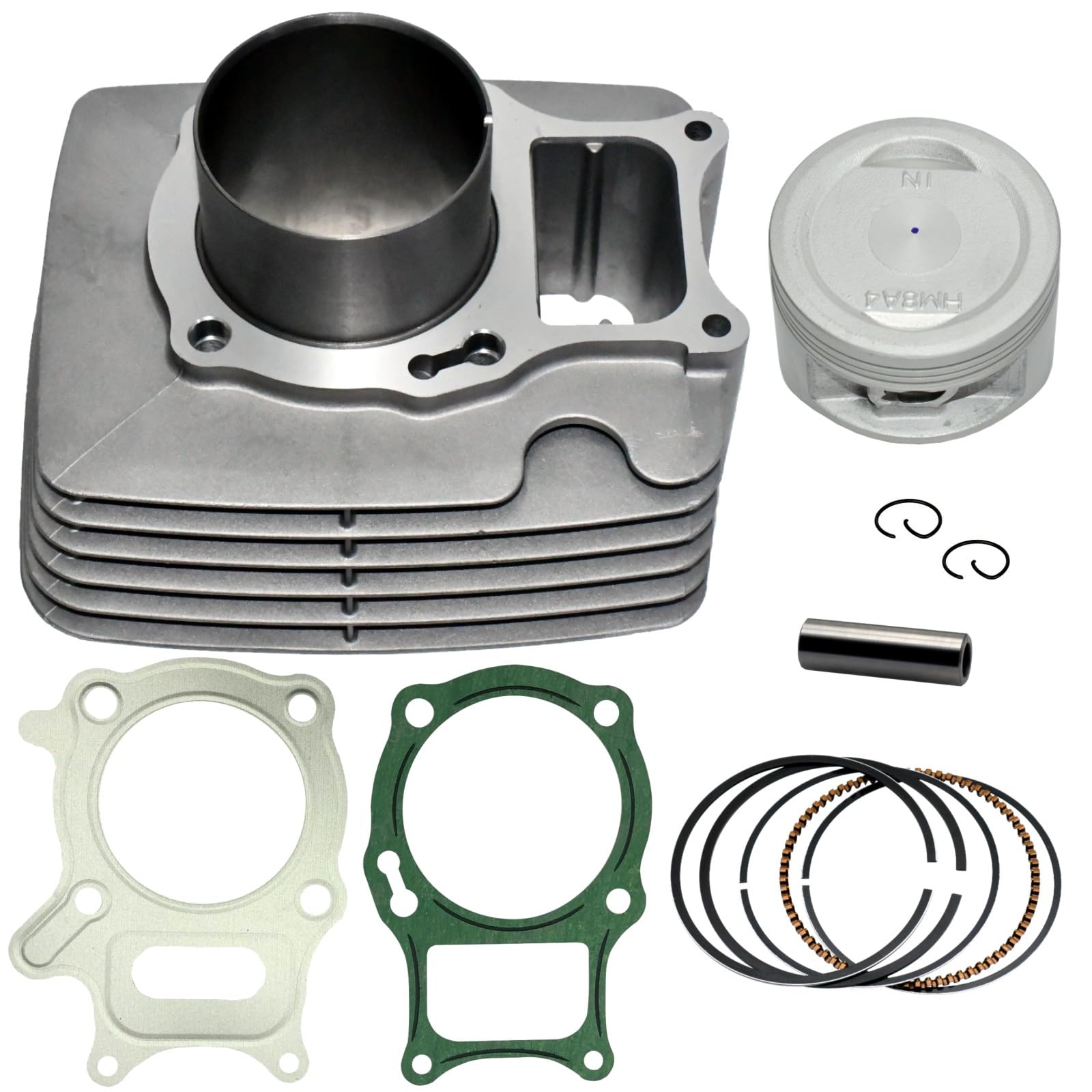 Photo 1 of Tupo Premium Cylinder Piston Ring Gasket Top End Rebuild Kit Compatible with Honda Recon 250 Sportrax 250 TRX 250 TRX250 TRX250X TRX250EX TRX250TM TRX250TE 2002-2024