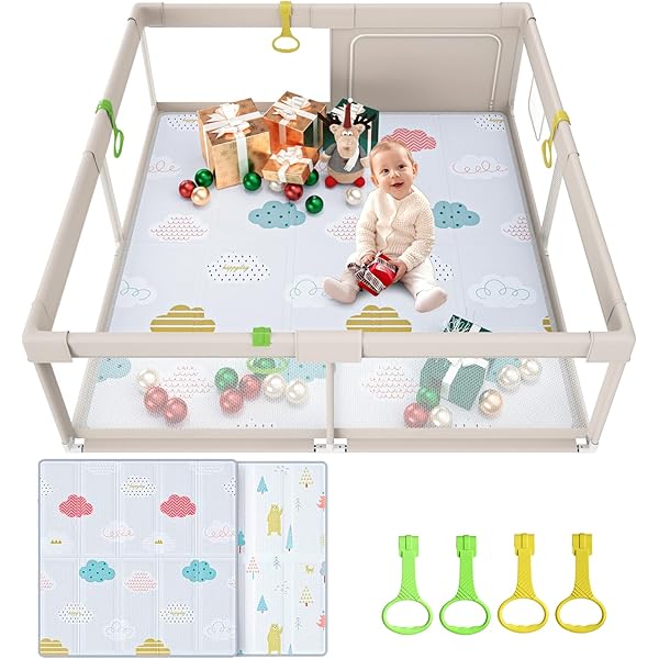 Baby Gates Playpen 51X51in Parc Pour Bu00e9bu00e9 A Versatile Play