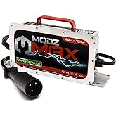 MODZ® Max48 15 AMP Club Car Battery Charger for 48 Volt Golf Carts - 3-Pin Round
