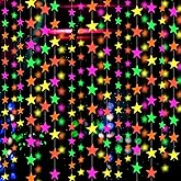 NUOBESTY UV Reactive Neon Garland - 6.5M Glow In Dark Streamers For Party Ceiling Decorations