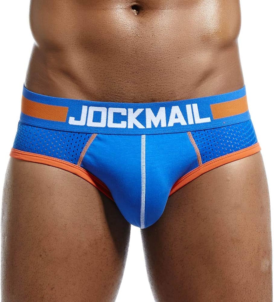 Calzoncillos Hombres, Slips Color sólido Malla Transpirable Impreso con