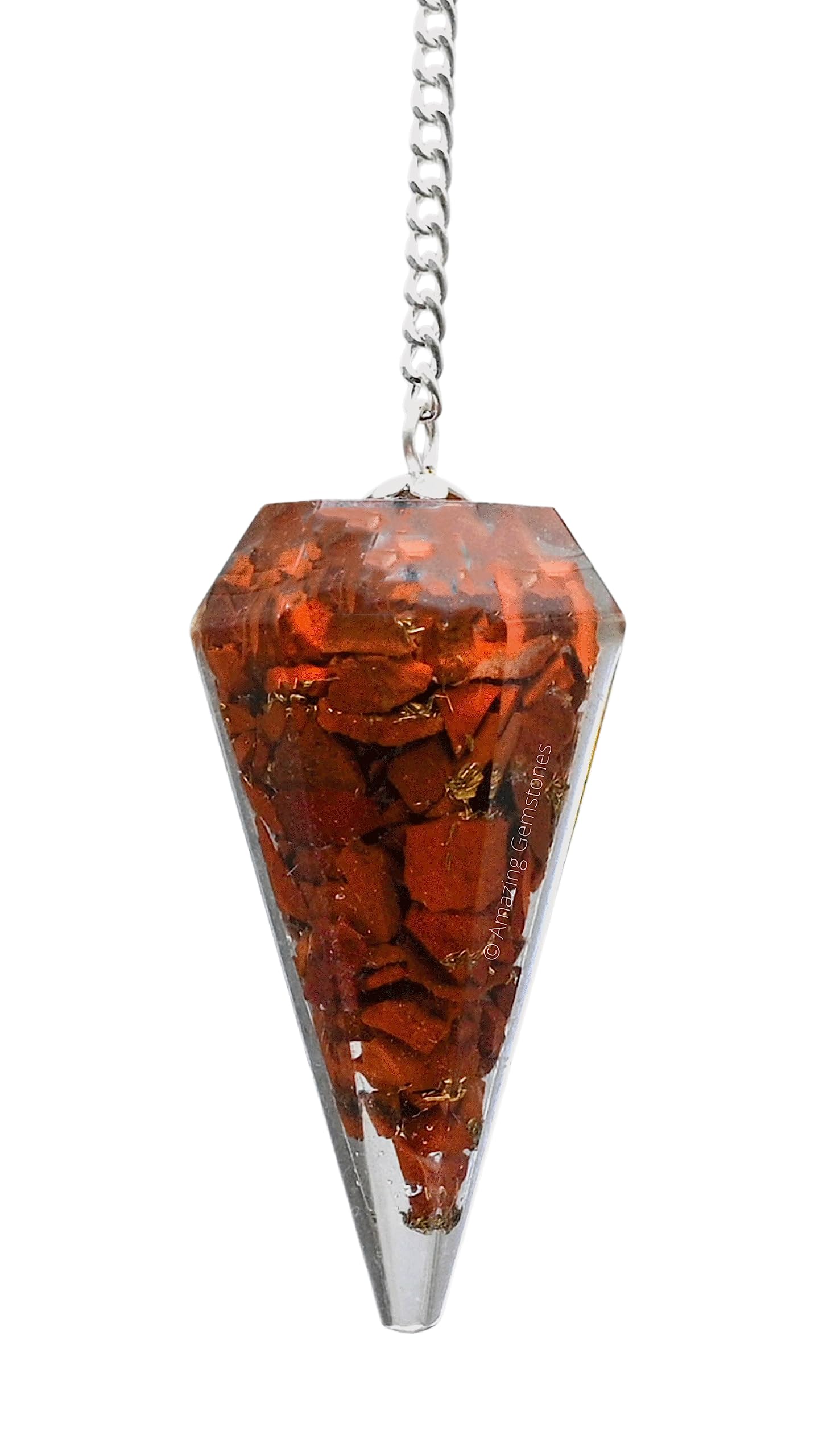 Amazing Gemstone Red Jasper Orgone Crystal