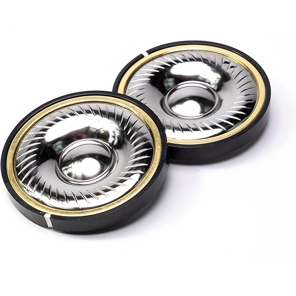 2 Altoparlanti Per Cuffie 50mm, 32 Ohm, 112dB - Driver HiFi Per Riparazione Cuffie, Nero - Foto 11