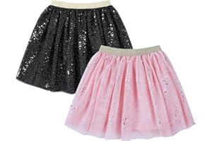 DANI CHINS DaniChins Girls' Layered Tutu Tulle Birthday Party Dance Skirts