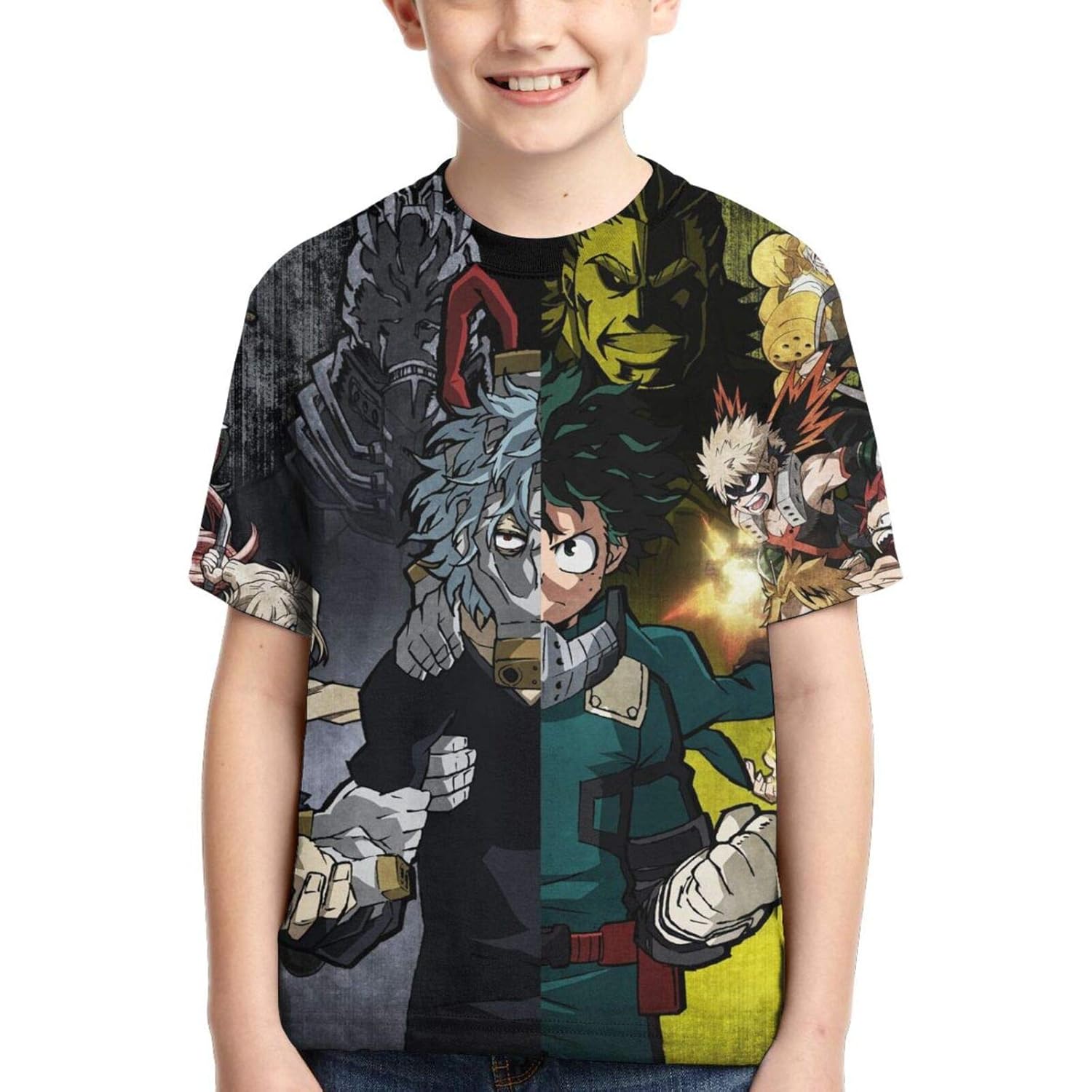 Buy Miufac My Hero Academia Kids T Shirt Boys' T Shirt 3D Print Anime T
